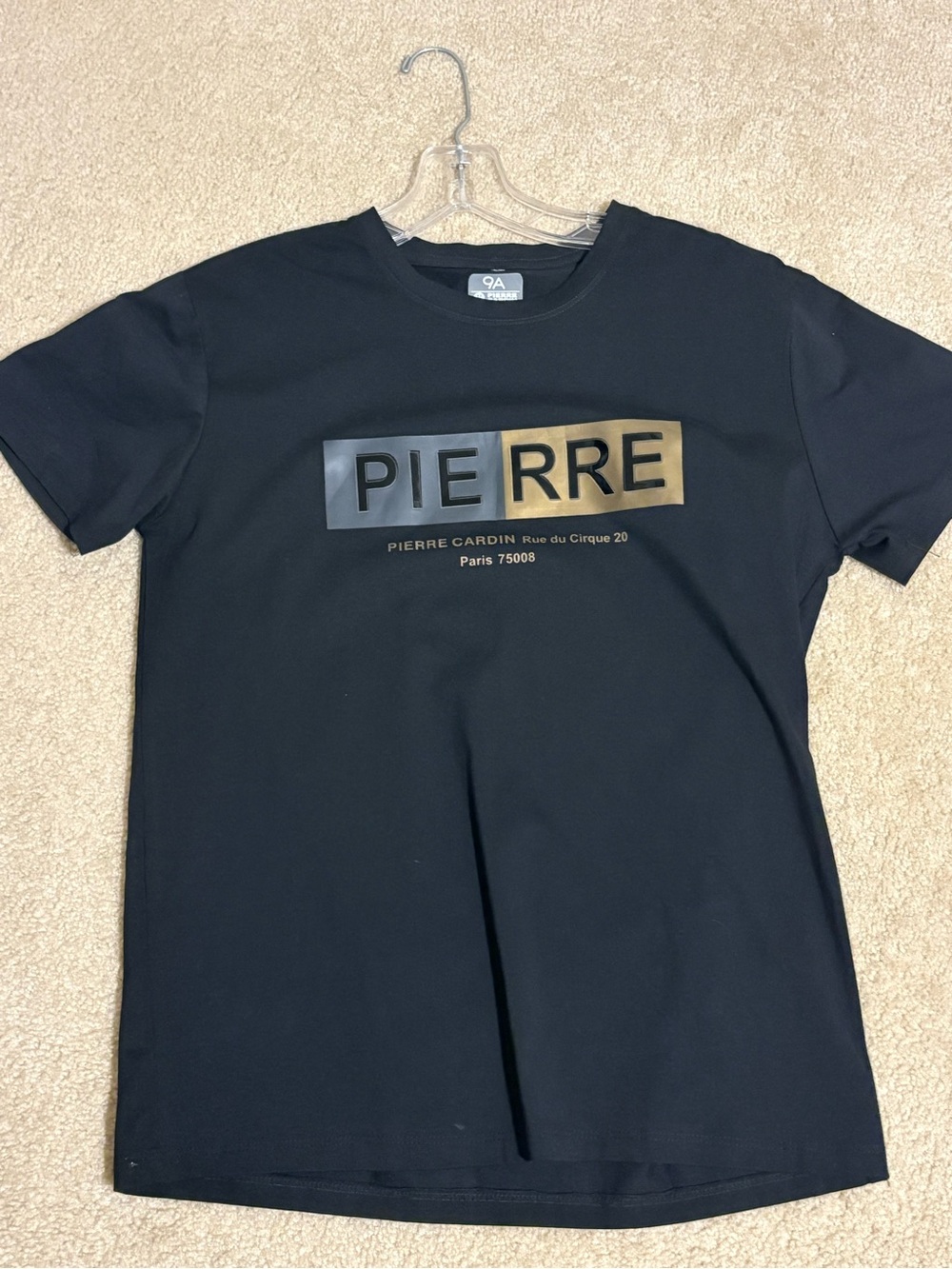 Pierre Cardin Black T-Shirt